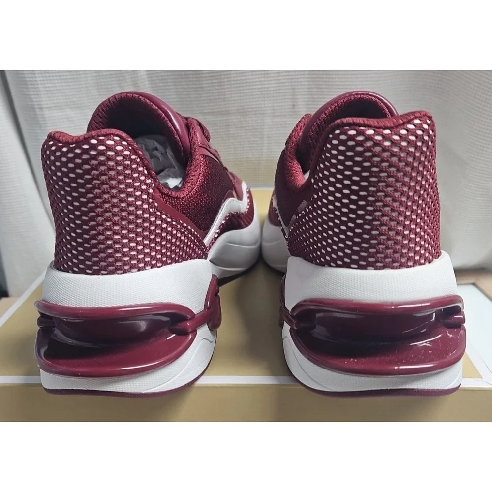 Michael Kors Women's Toni Trainer Textile /leather‎ upper Mulberry US 7 sneakers
